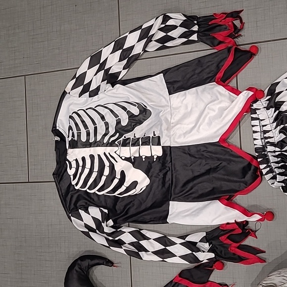 Sinister Jester Costume Medium - Picture 3 of 5